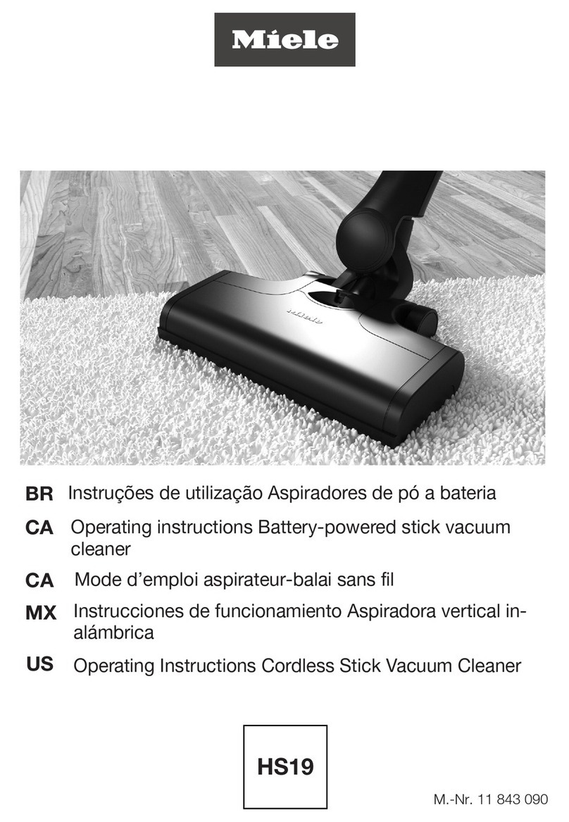 Miele Triflex HX1R operating instructions