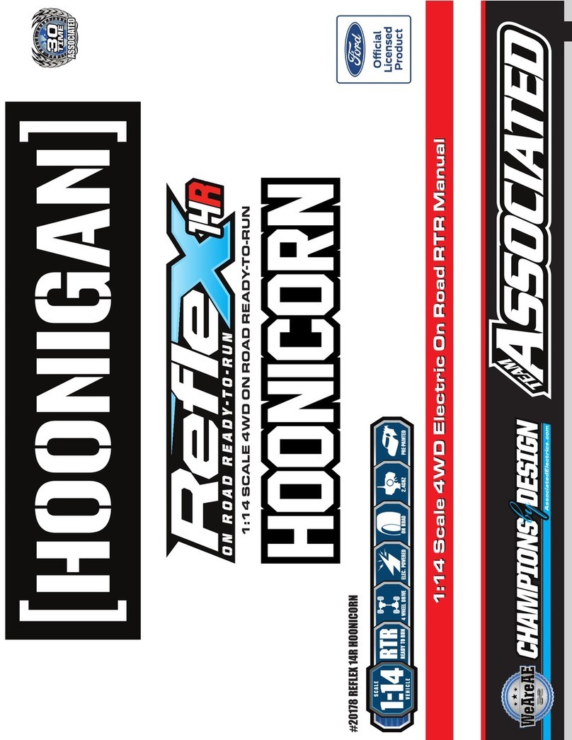 Associated Electrics REFLEX 14R HOONICORN 20178 quick start guide
