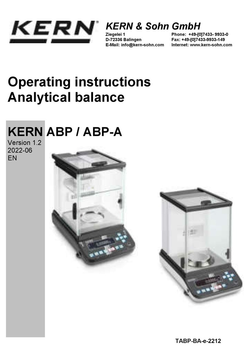 KERN&SOHN ABP operating instructions