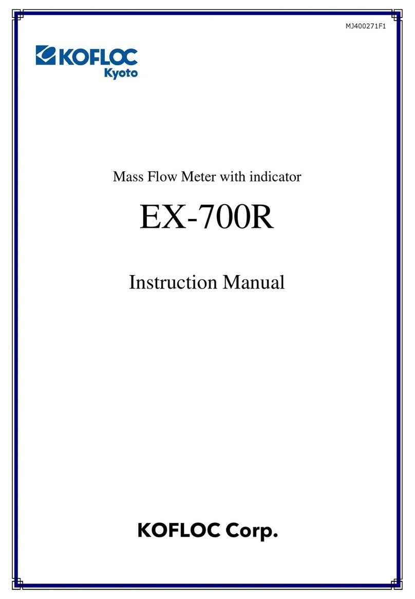 Kofloc EX-700R User manual Kofloc EX-700R User manual