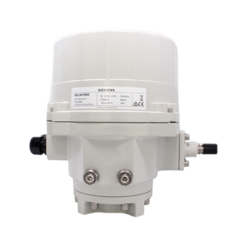 Siemens SQL321B Series Mounting instructions