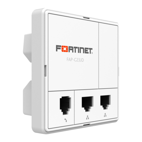 Fortinet FortiAP C23JD User manual