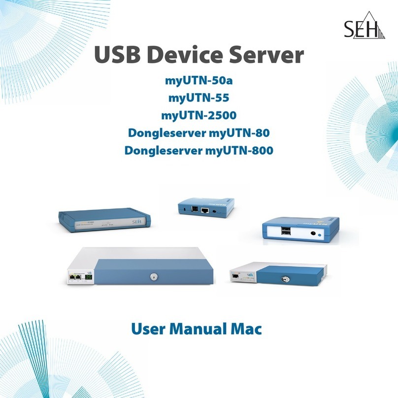 SEH myUTN-50a User manual