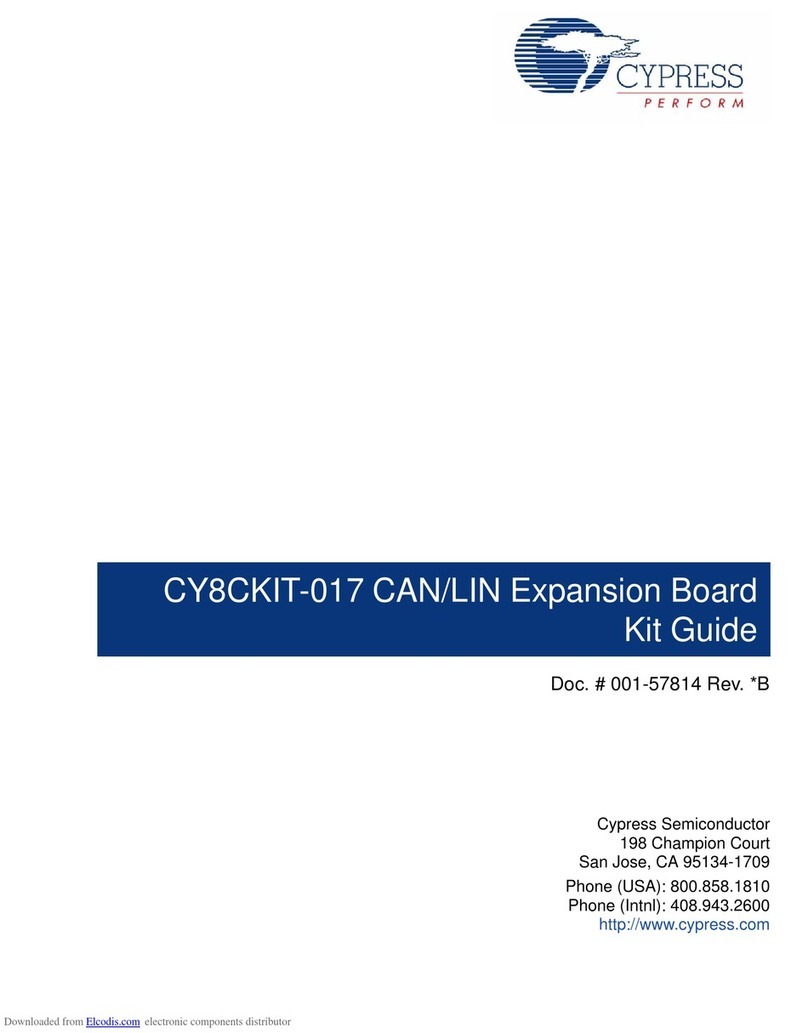Cypress CY8CKIT-017 User manual
