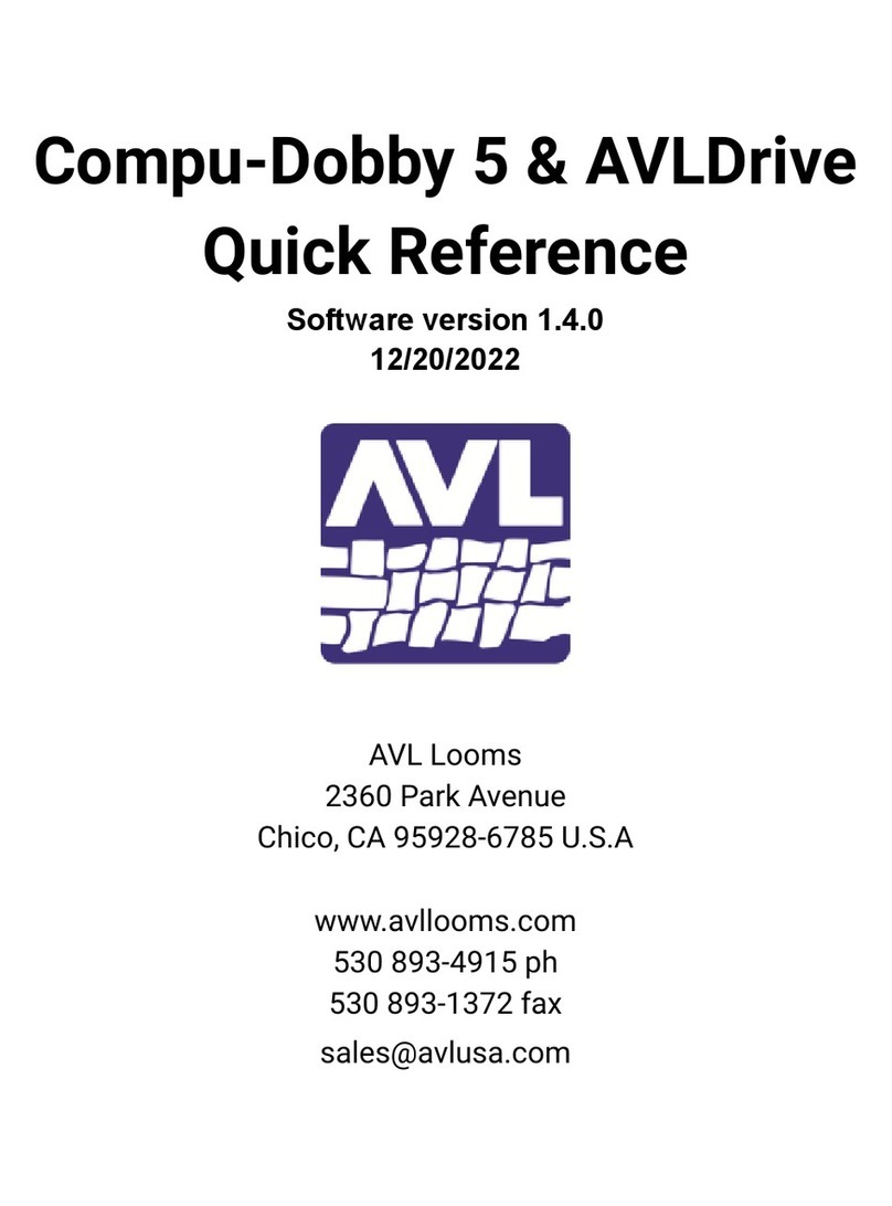 AVL Compu-Dobby 5 quick reference