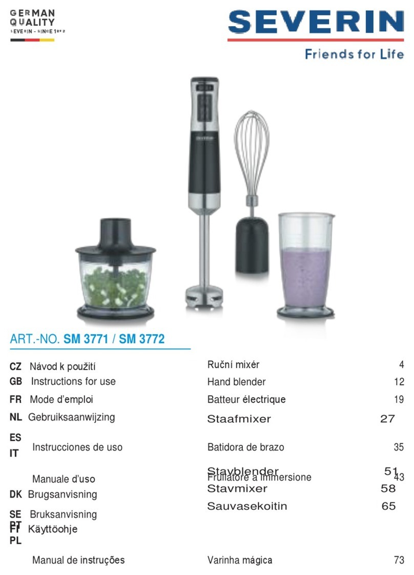 SEVERIN SM 3771 User manual