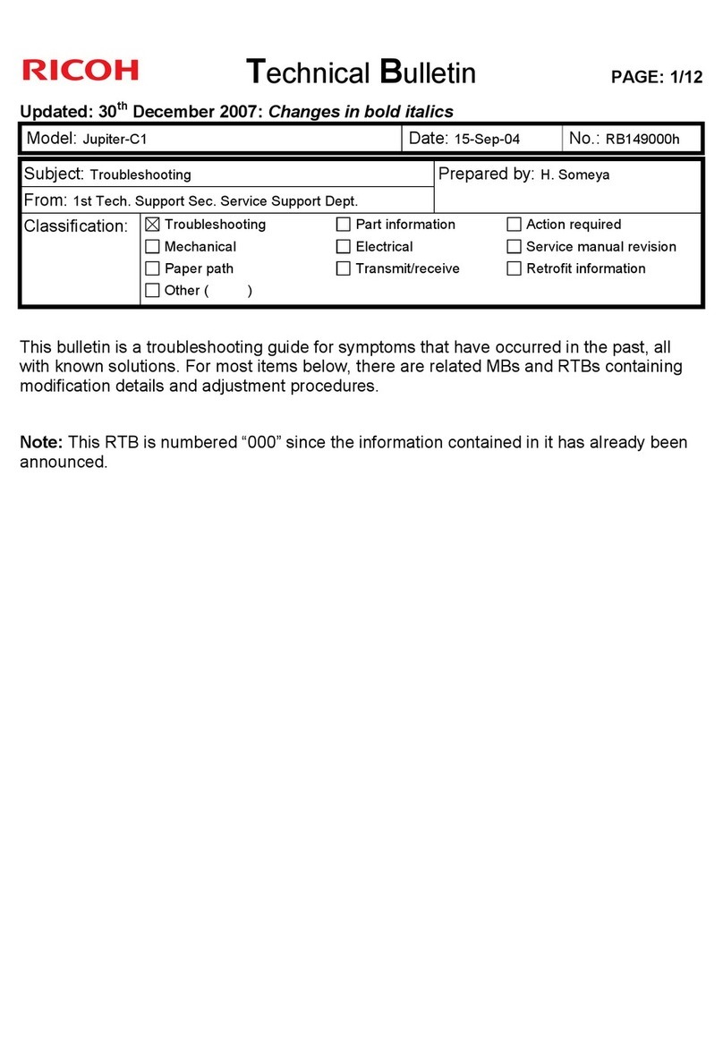 Ricoh Jupiter-C1 Service manual