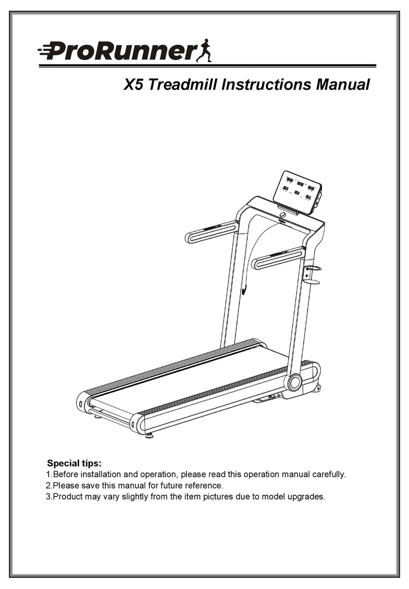 ProRunner X5 instruction manual