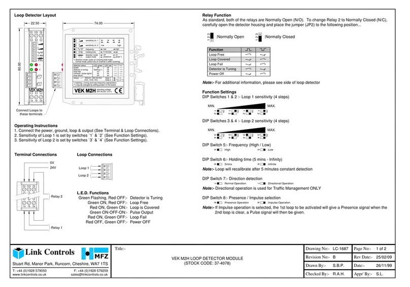 Link Controls VEK M2H quick start guide