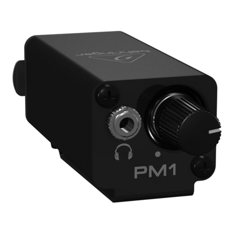 Behringer PM1 User manual