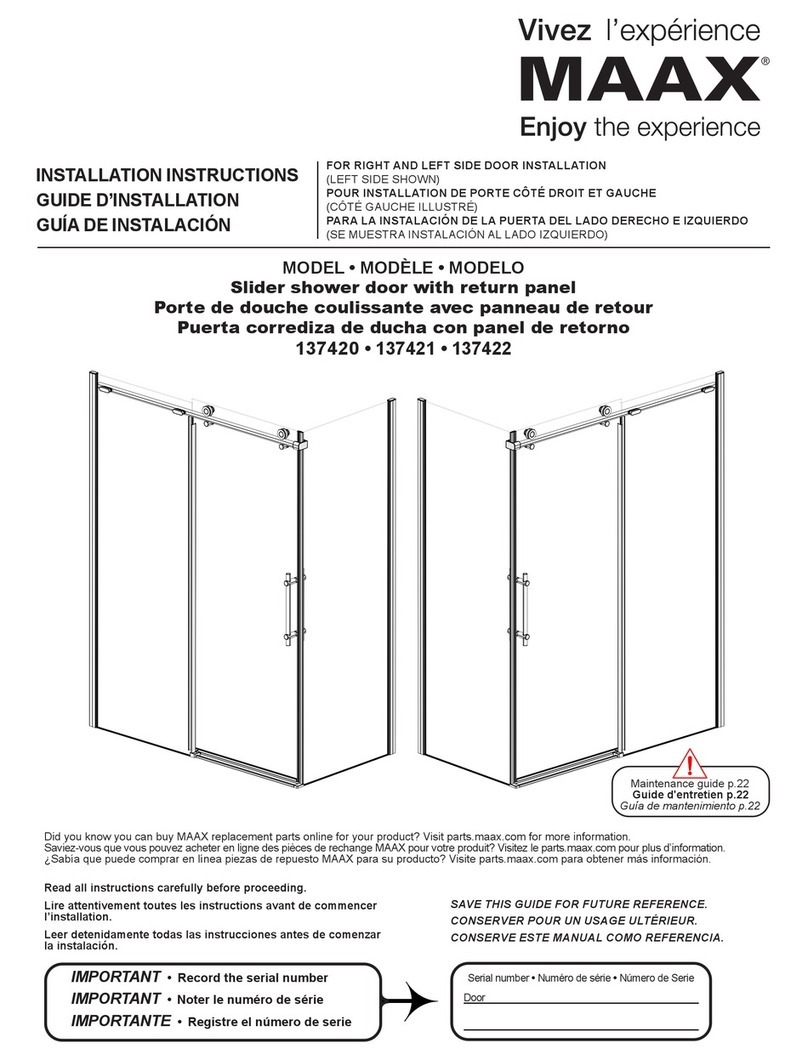 MAAX 137420 User manual