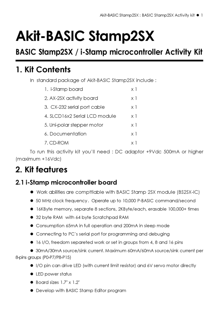 In-Ex Akit-BASIC Stamp2SX manual