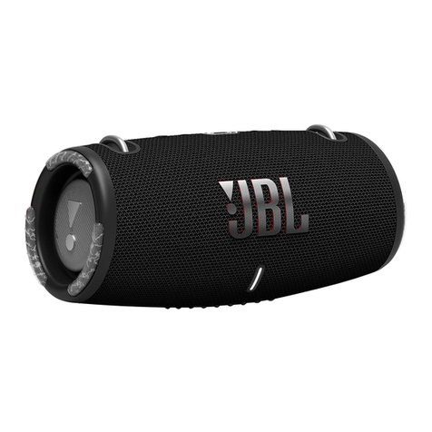 Harman JBL XTREME3 User manual Harman JBL XTREME3 User manual