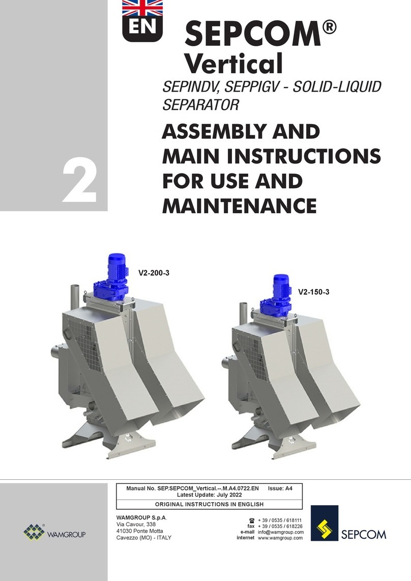WAMGROUP SEPCOM Vertical User guide