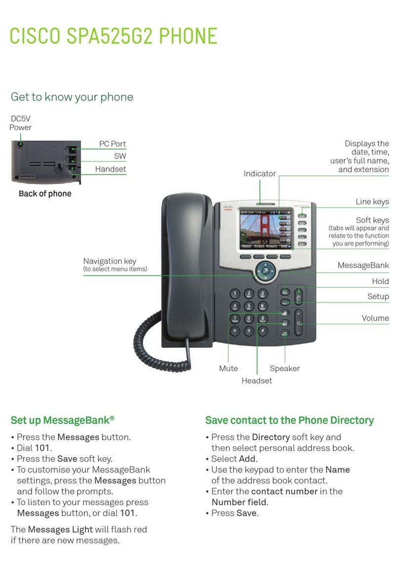 Cisco Small Business SPA525G2 User manual