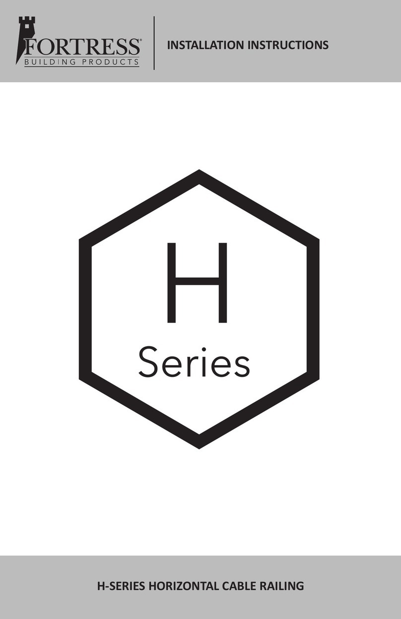 Fortress Building Products H Series User manual Fortress Building Products H Series User manual