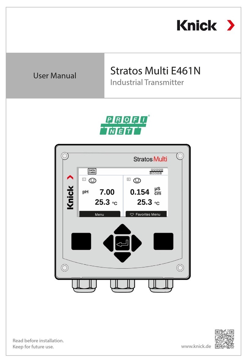 Knick Stratos Multi E461N User manual