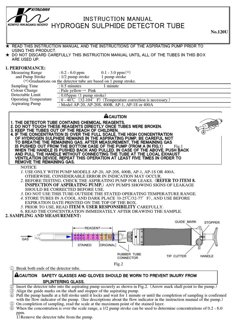 Kitagawa AP-20 instruction manual Kitagawa AP-20 instruction manual