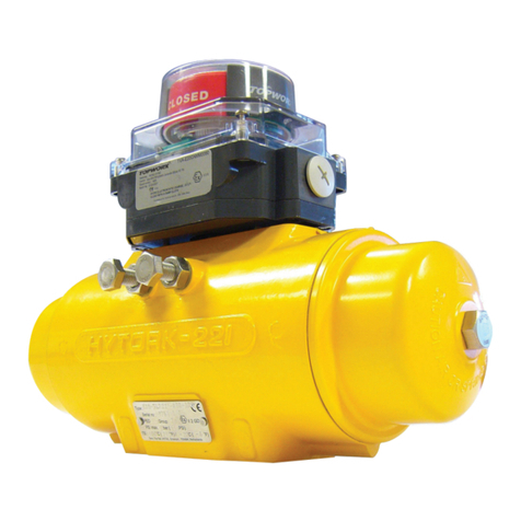 Emerson Hytork XL Series Installation and operating manual