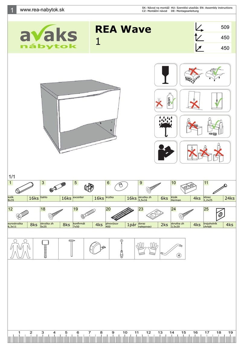 avaks nabytok REA Wave 1 User manual avaks nabytok REA Wave 1 User manual