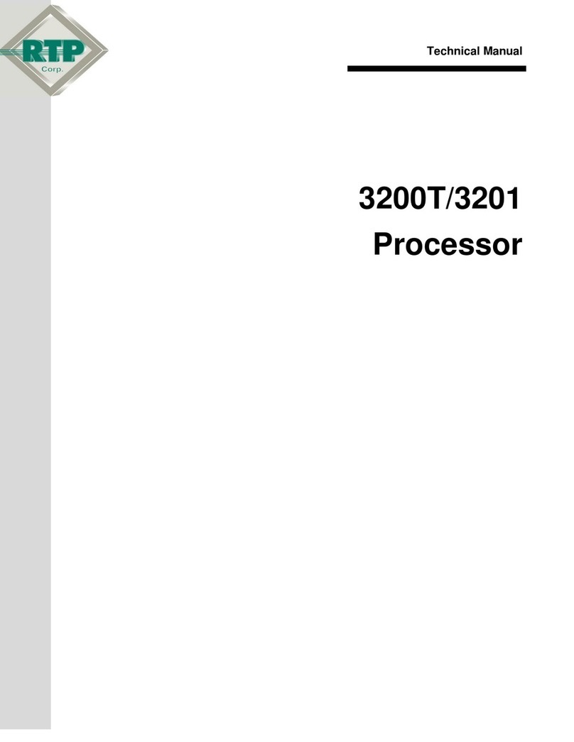 RTP 3200T Technical manual