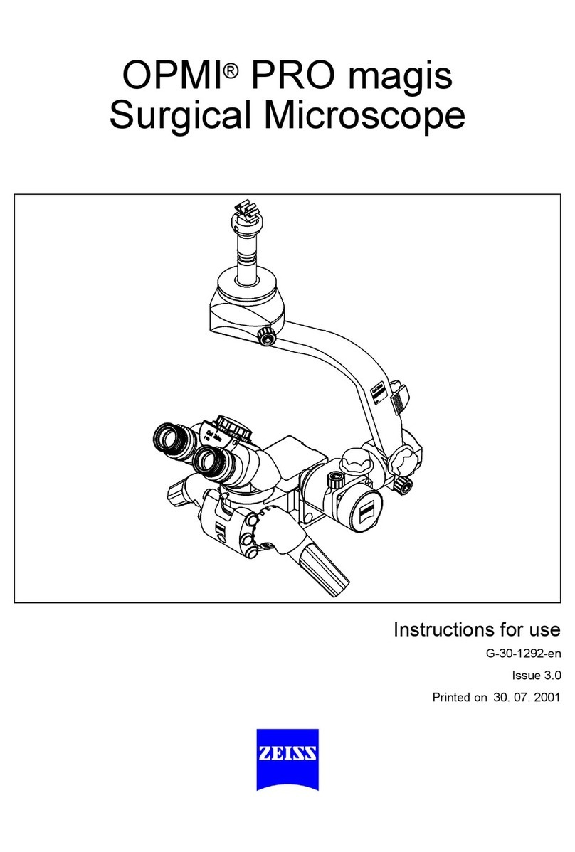 Zeiss OPMI PRO magis Instructions for use