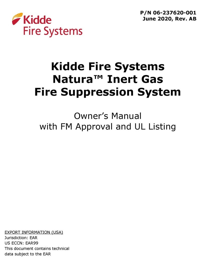 Kidde Fire Systems Natura User manual