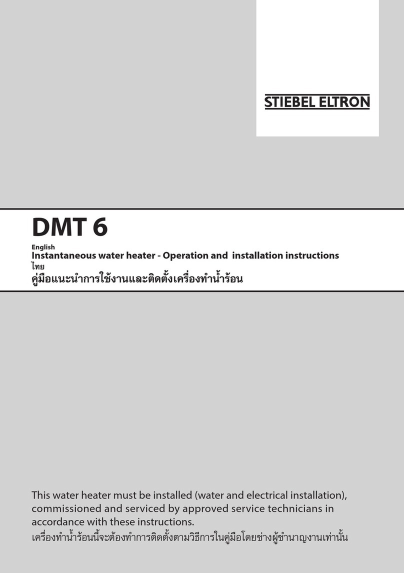 STIEBEL ELTRON DMT 6 Operation and installation instructions