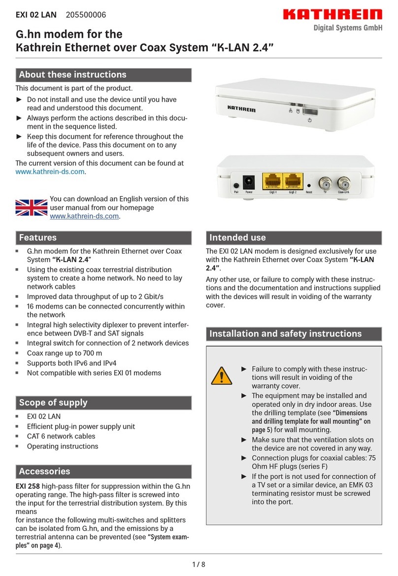 Kathrein K-LAN 2.4 manual