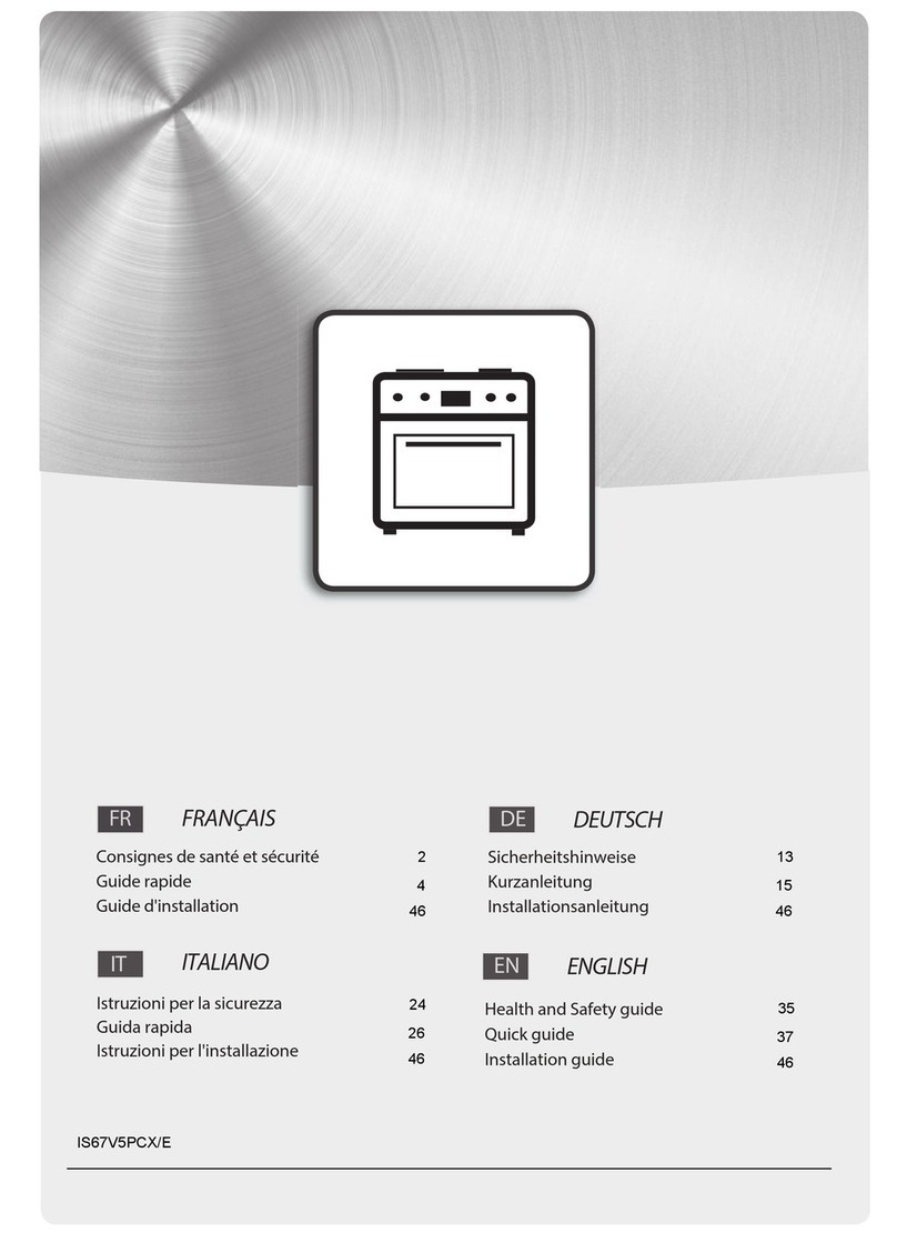 Indesit IS67V5PCX/E User manual