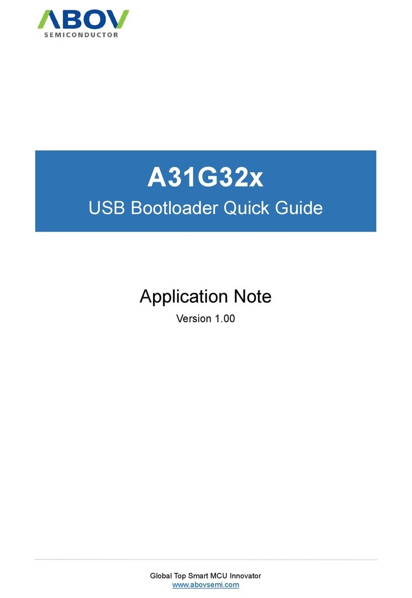 Abov A31G32x User manual