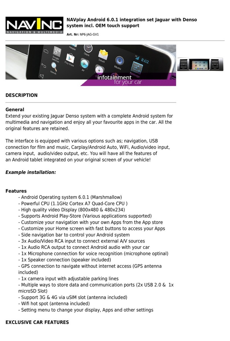 NavInc NP6-JAG-GV1 manual