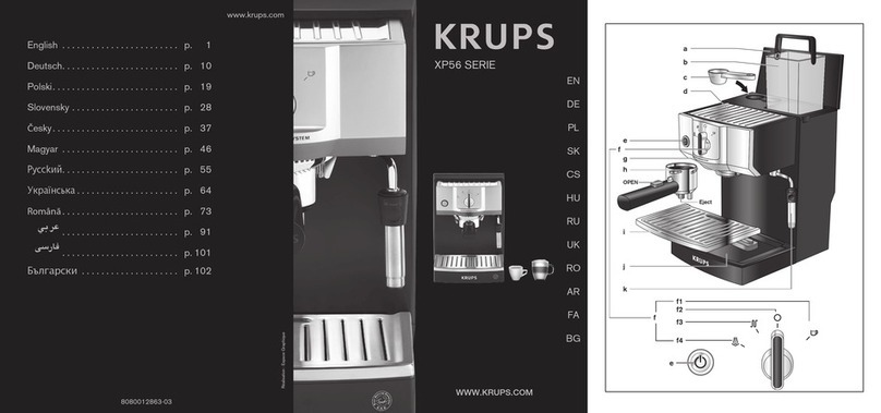 Krups XP562030 User manual Krups XP562030 User manual