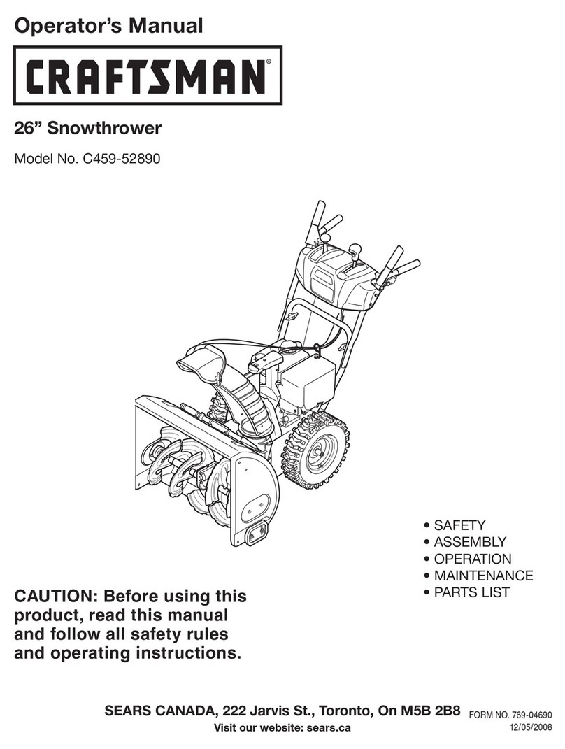 Craftsman C459-52890 User manual