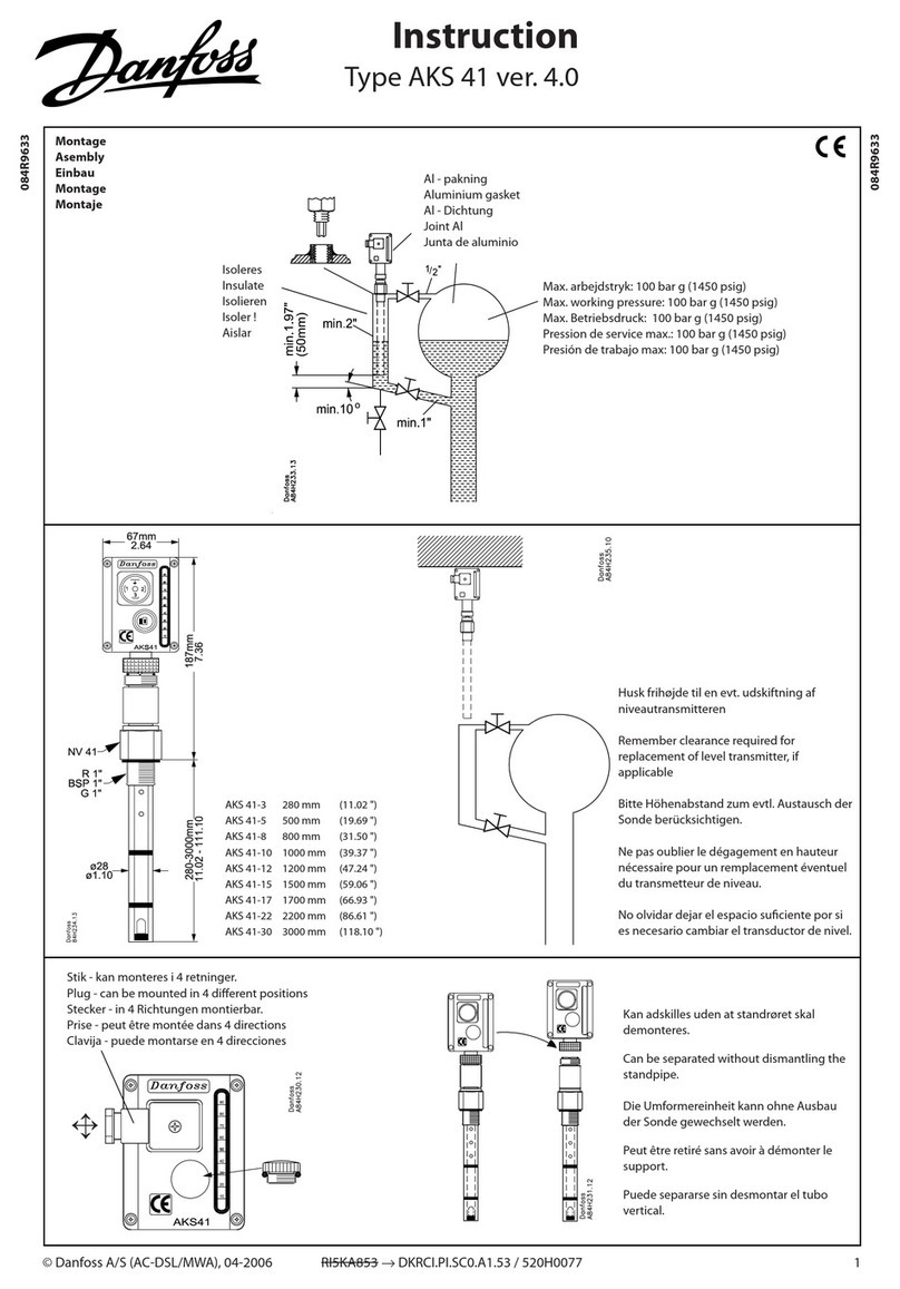 Danfoss AKS 41 User manual
