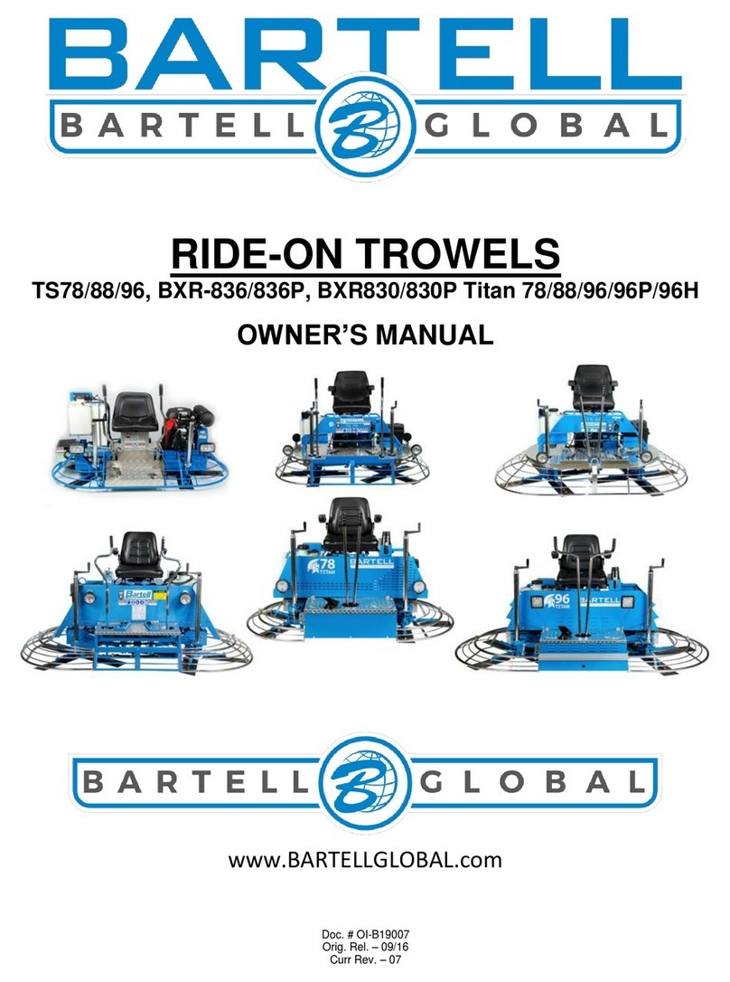 Bartell Global BXR-836P User manual