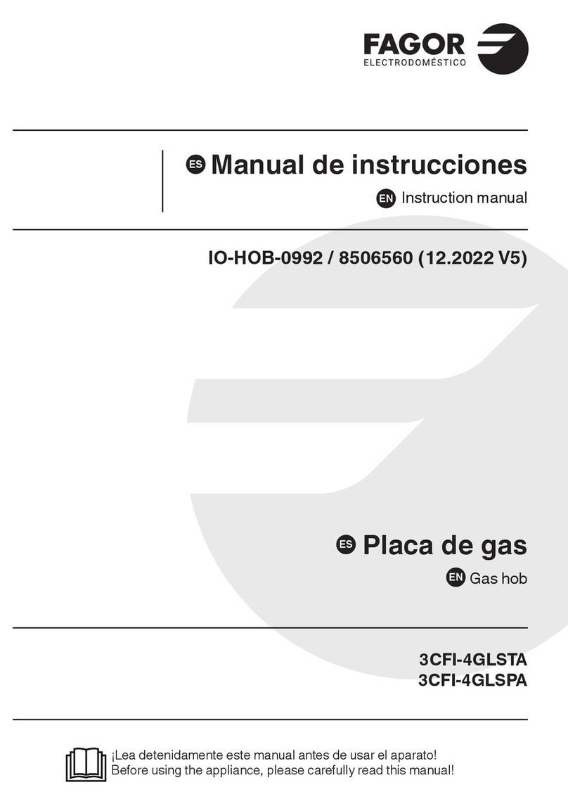 Fagor IO-HOB-0992 User manual