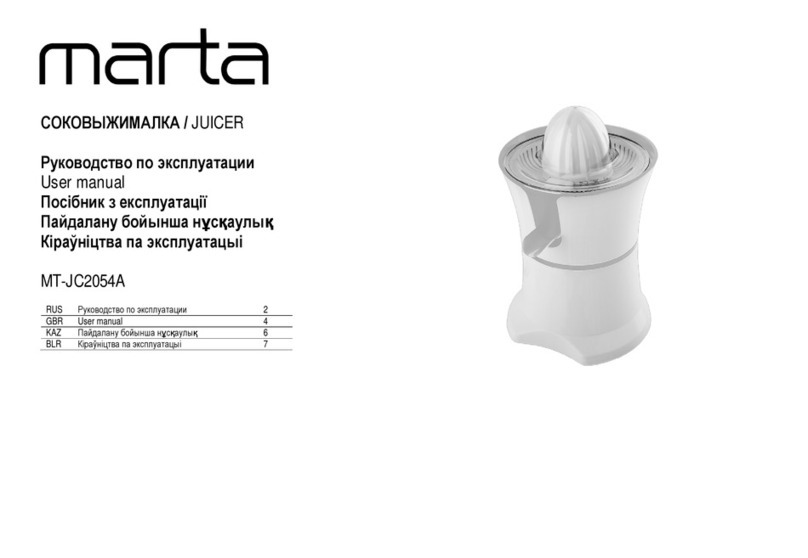 Marta MT-JC2054A User manual