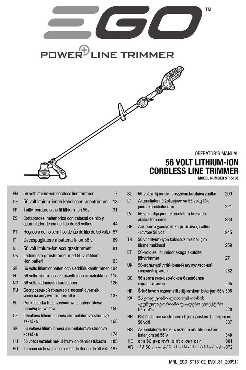 EGO Power+ ST1511E User manual