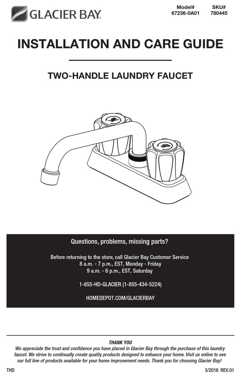 Glacier bay 67236-0A01 Assembly instructions