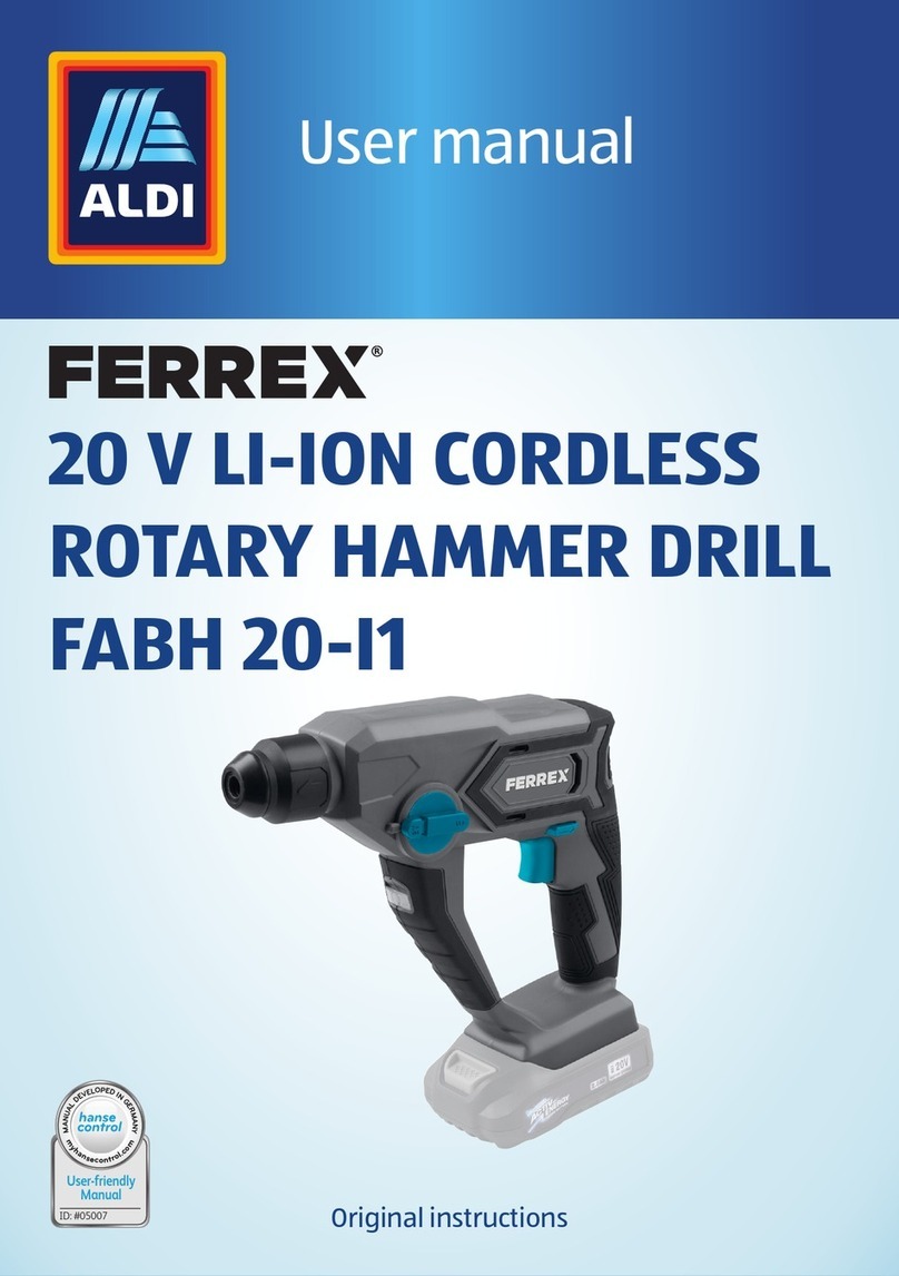 ALDI Ferrex FABH 20-I1 WU5420403 User manual