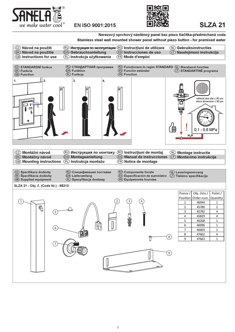 Sanela SLZA21 User manual Sanela SLZA21 User manual