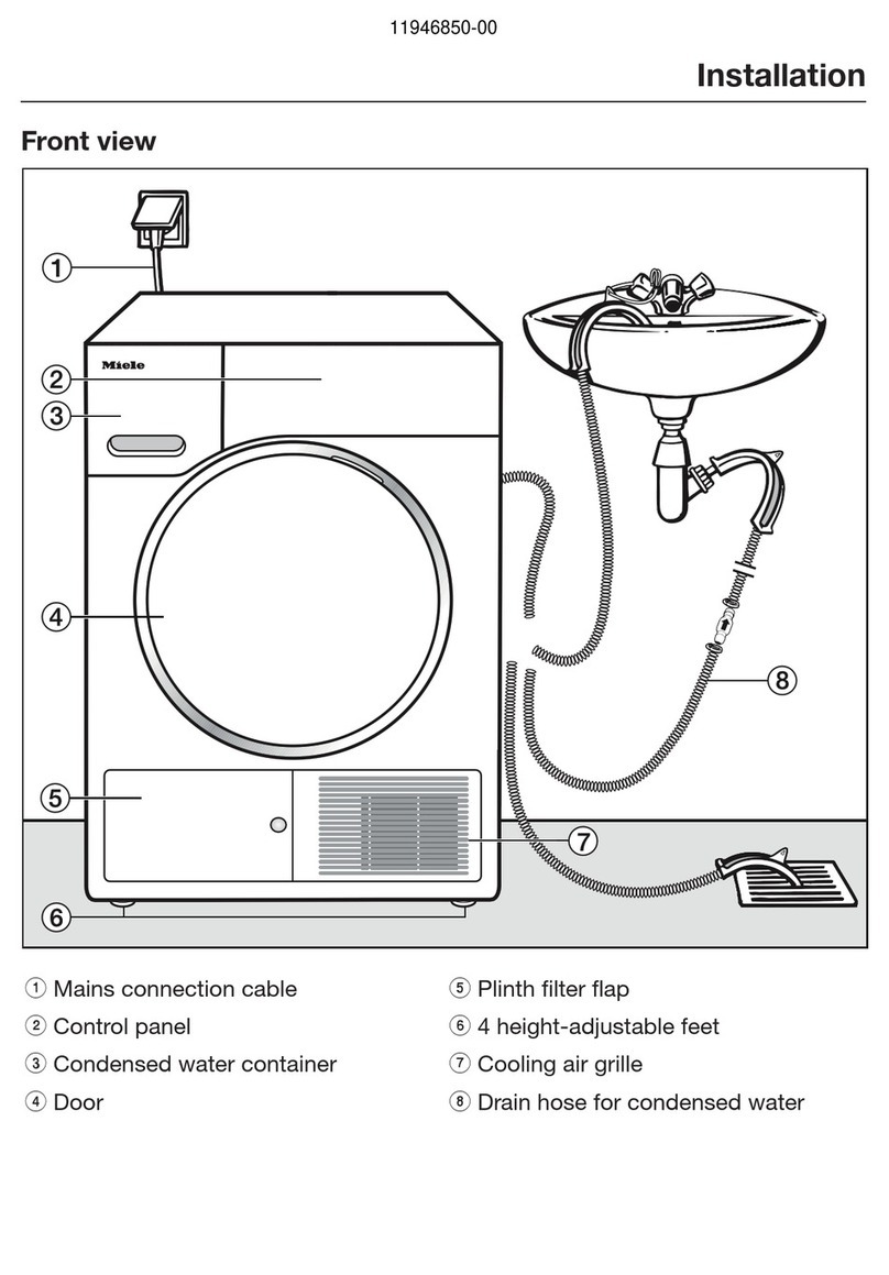 Miele TWC220WP Installation