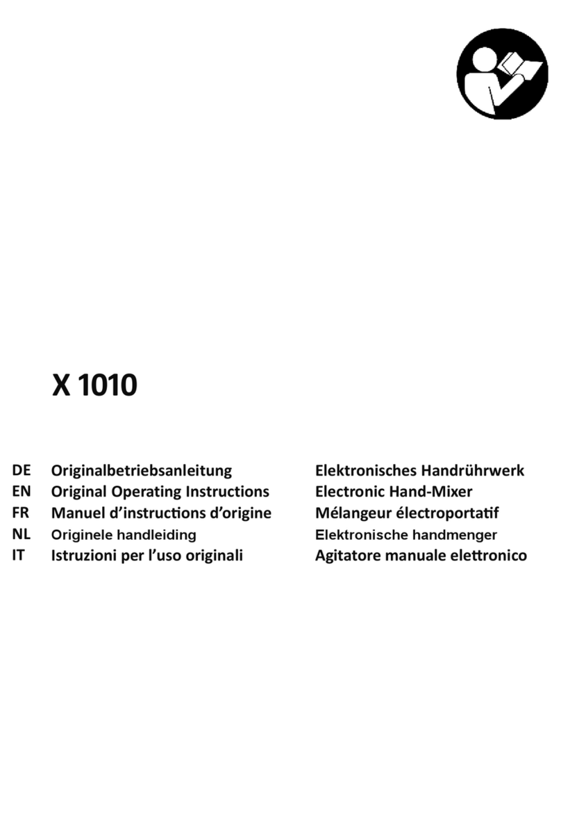 Collomix X 1010 Original operating instructions