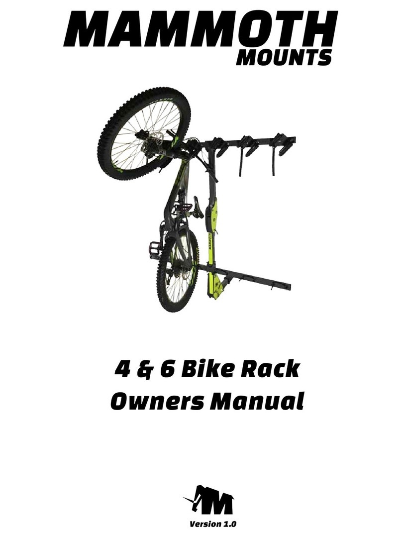 MAMMOTH MOUNTS 4 Bike Rack owner's manual