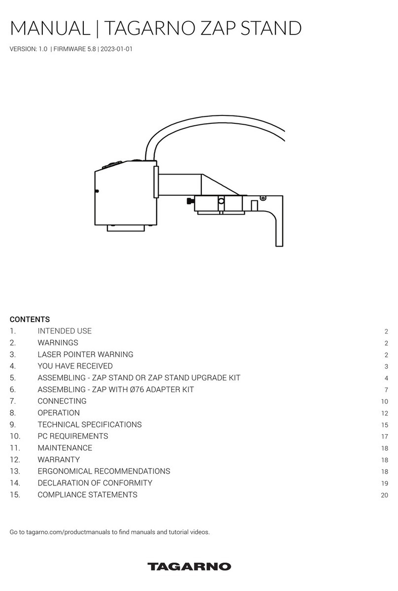 tagarno ZAP STAND manual