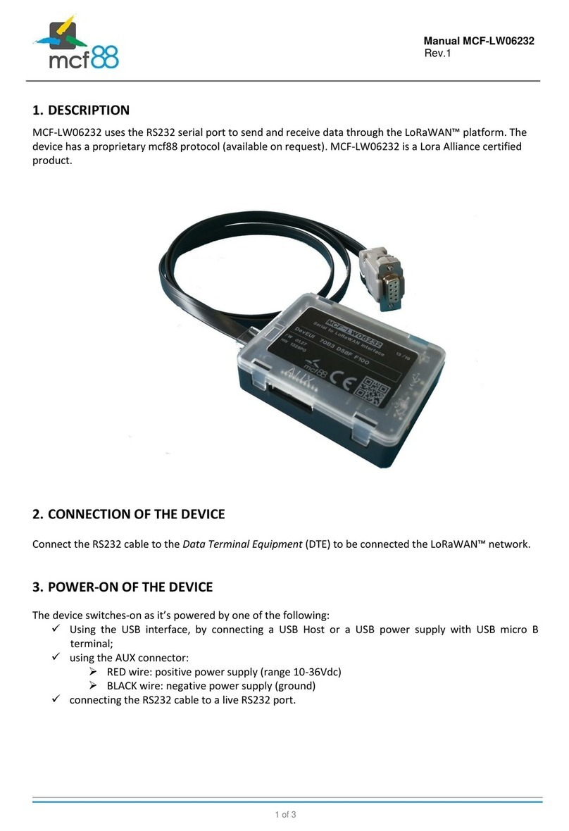 mcf88 MCF-LW06232 manual