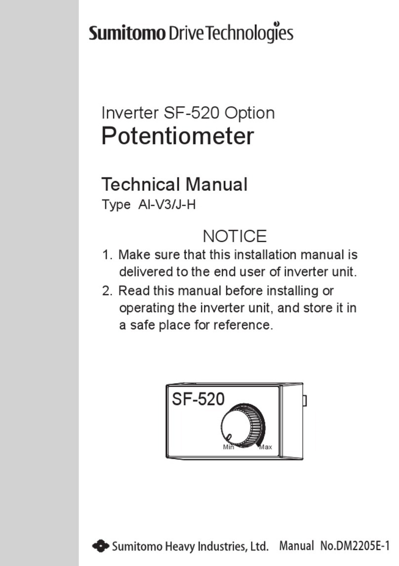 Sumitomo Drive Technologies AI-V3/J-H Technical manual