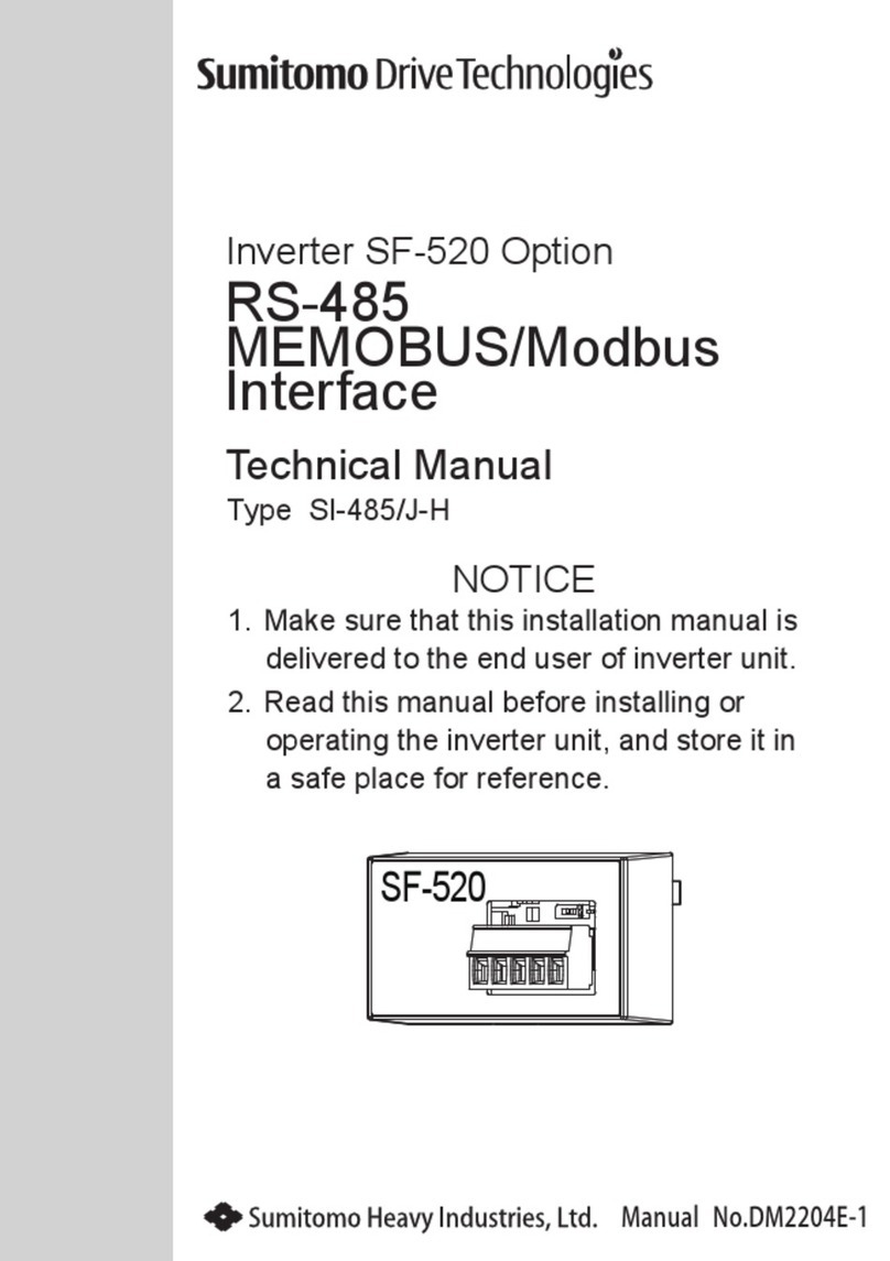 Sumitomo Drive Technologies SI-485/J-H Technical manual