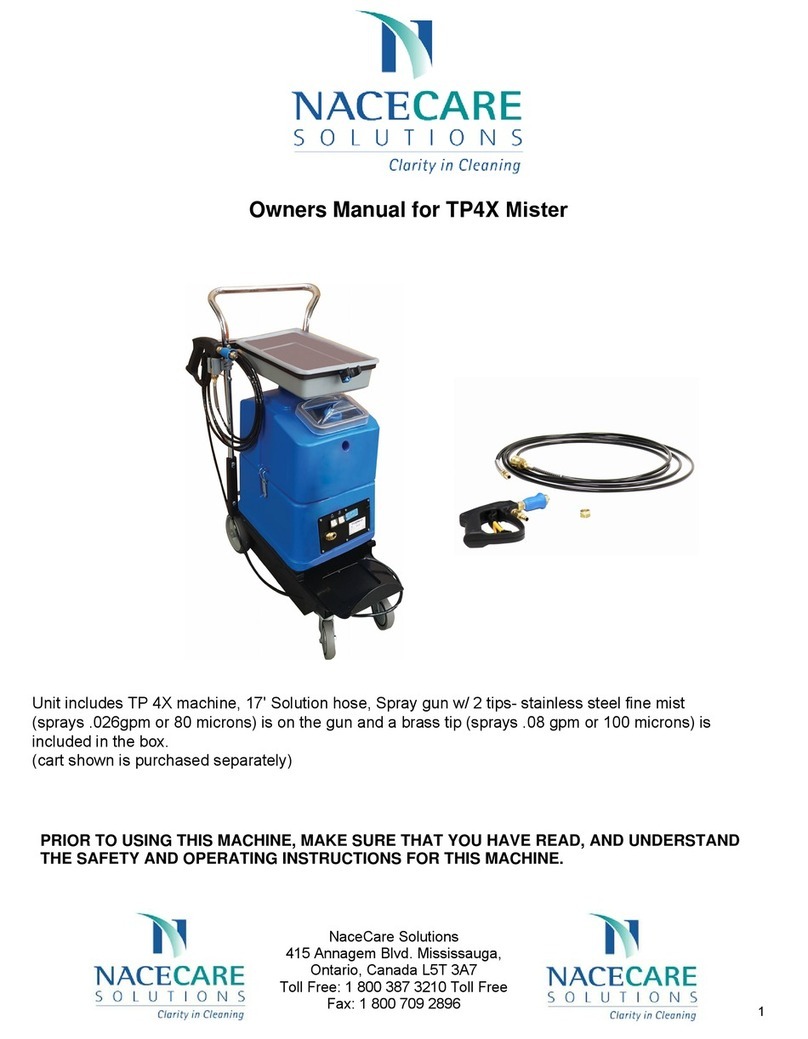 Nacecare TP4X Mister owner's manual
